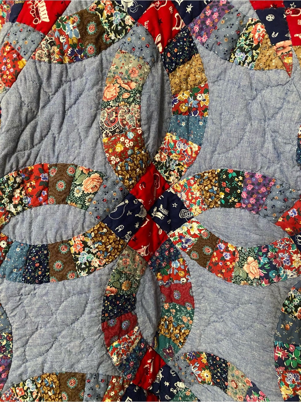 Handmade Quilted Patchwork Boho Oversized Jacket Cotton Wellmade Unique No Size - Picture 6 of 13